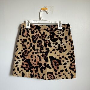 Top shop leopard skirt